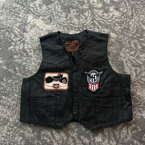 Vintage Kids Harley Davidson Vest XXL